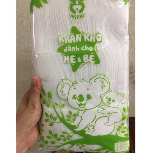 Khăn khô đa năng Mipbi 300gr LÀM TỪ VẢI KHÔNG DỆT,AN TOÀN CHO TRẺ