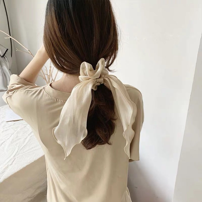 Dây Buộc Tóc Đính Nơ Xinh Xắn Cho Nữ