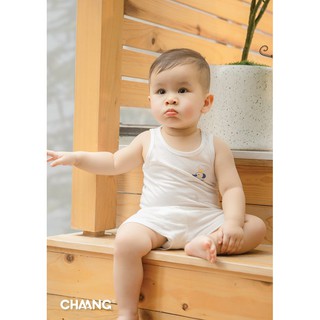 Bộ ba lỗ Chaang bé trai bé gái – quần áo trẻ em hè, chất vải cotton mềm mịn, thoáng mát