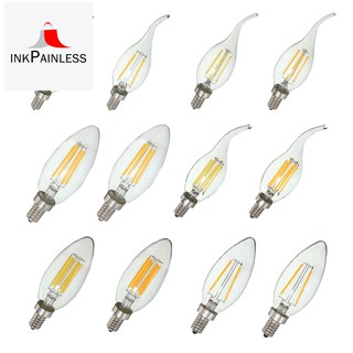 Bóng đèn LED sợi tóc E12 COB hình ngọn lửa