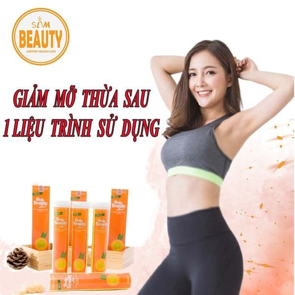 Viên sủi giảm cân Body beauty Slim chính hãng- giảm cân cấp tốc, an toàn hiệu quả- giảm ngay 7-10kg