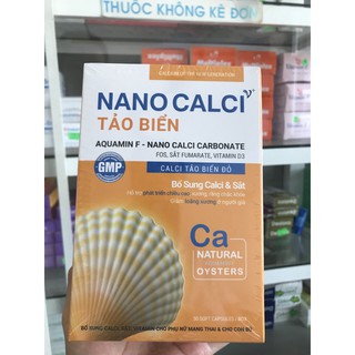 NANO CALCI Tảo biển đỏ bổ sung canxi Vitamin K2 MK7, Vitamin D3