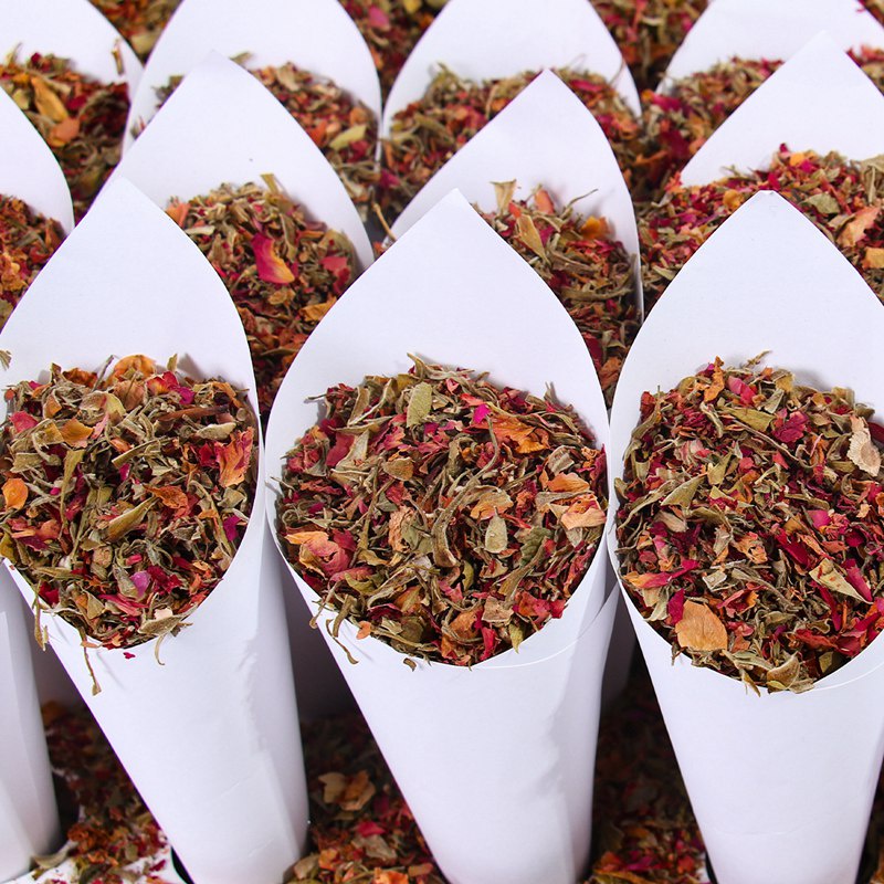 Giá Đỡ Giấy Hình Nón Bằng Giấy Mộc Mạc Dùng Trang Trí Tiệc Cưới