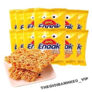 Thùng 24 gói x30gr/ gói Snack mì tẩm gia vị ăn liền ENAAK