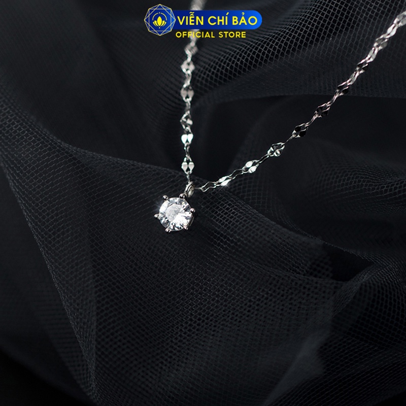Vòng cổ bạc nữ tinh tú chất liệu bạc 925 thời trang phụ kiện trang sức nữ Viễn Chí Bảo D400769x