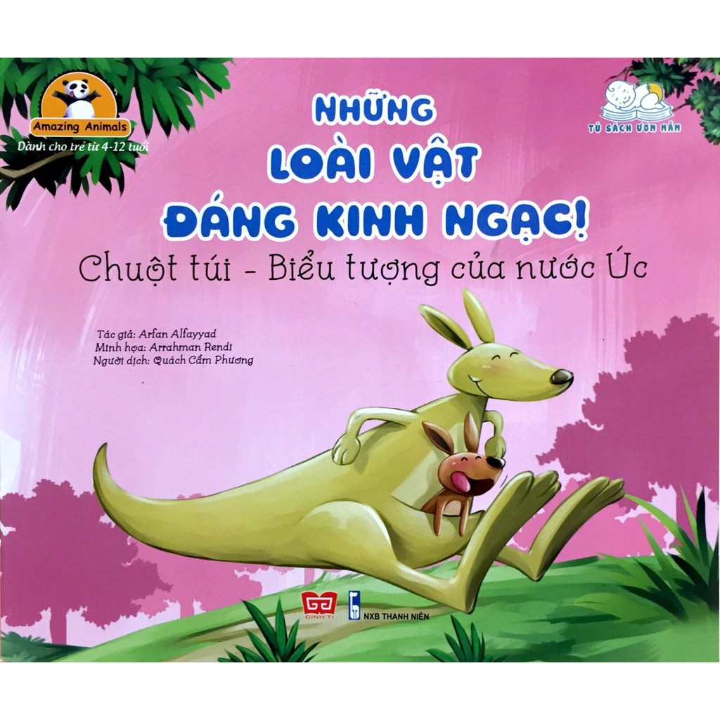 Sách - Amazing animals - Những loài vật đáng kinh ngạc! - Chuột túi - Biểu tượng của nước úc | BigBuy360 - bigbuy360.vn