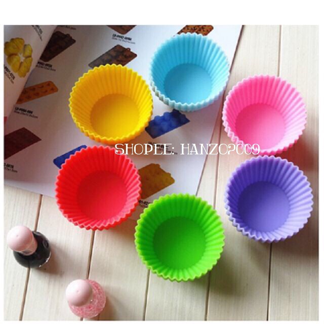 Cup silicon làm bánh / khuôn silicon làm bánh / làm mufin chịu / KHUÔN CUPCAKE SILICON CHỊU NHIỆT