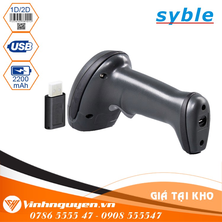 Máy quét mã vạch 2D không dây Syble XB247 - Siêu Nhanh - Siêu nhạy