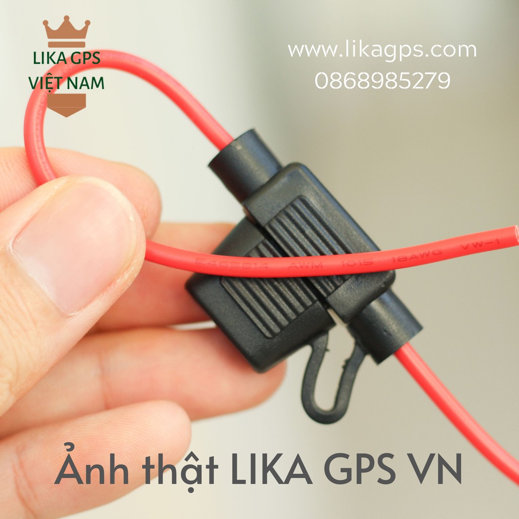 Hộp cầu chì xe máy, ô  cao cấp CHỐNG NƯỚC 100%, dây điện 18AWG chịu tải đến 16A, 600V