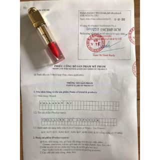Son Kem Siêu Lì Tặng Kèm Son Dưỡng Môi COLLAGEN X3
