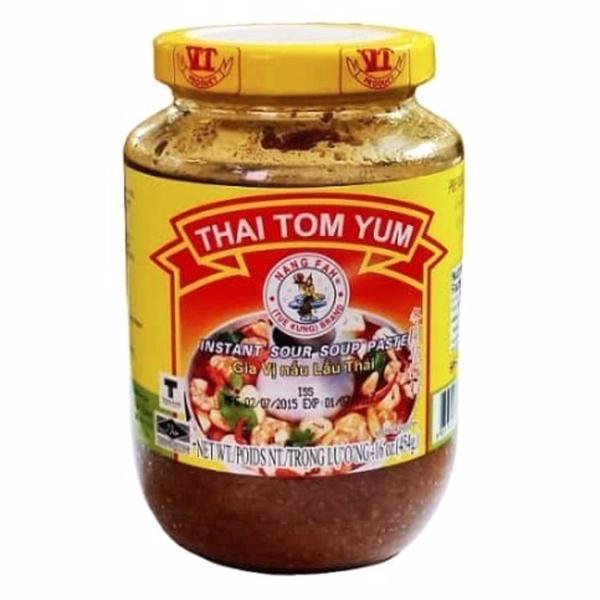 Sốt gia vị nấu lẩu Thái Lan 454g - sốt tôm chua cay Thai Tom Yum paste