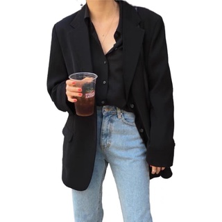 (Hàng có sẵn) Siêu phẩm Áo Blazer trắng, đen mẫu mới (có ảnh chụp thật)