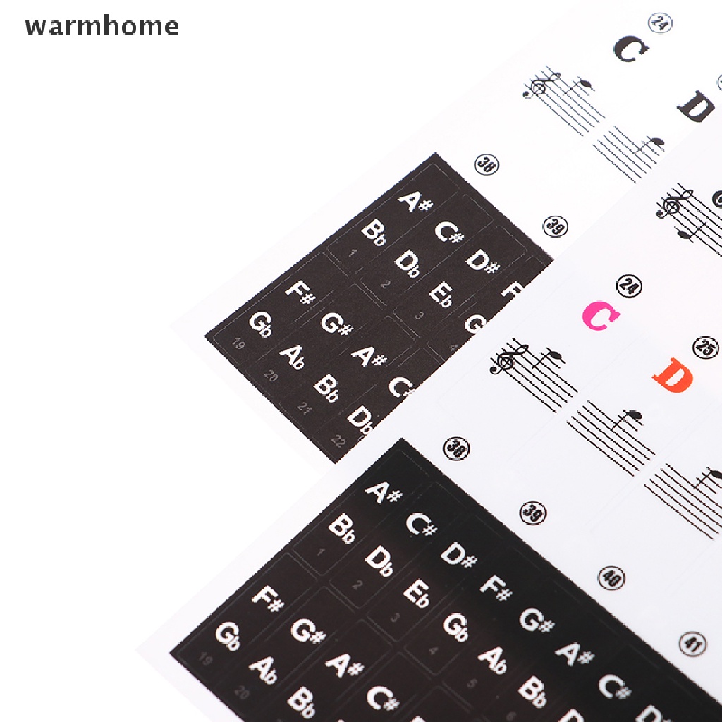 Miếng Dán Phím Đàn Piano 54 / 61 Trong Suốt