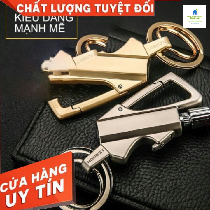 Quẹt Bật Khò Đánh Lửa Diêm xăg Vĩnh Cửu Kiêm Móc Khóa đa năng ,tiện lợi