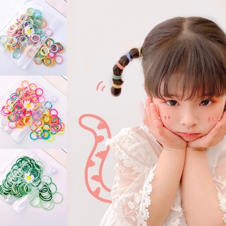 Túi 100 dây thun cột tóc nhiều màu sắc xinh xắn cho nữ