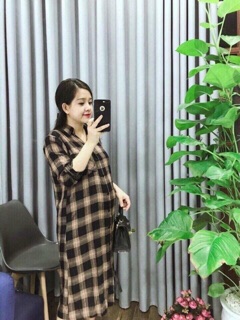 Váy sơ mi kẻ