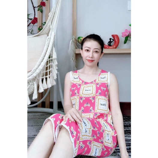 Bộ tole lửng viền ren loại 1 mặc nhà siêu đẹp