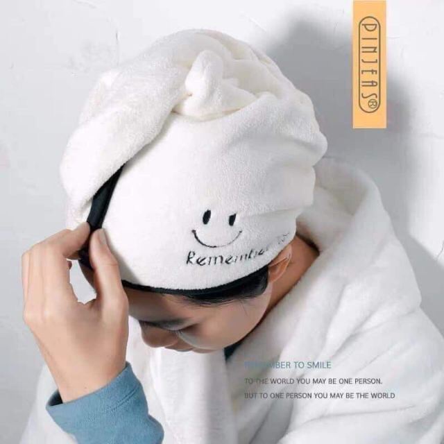 Khăn quấn tóc siêu thấm khô nhanh ( hàng chuẩn, chất đẹp)