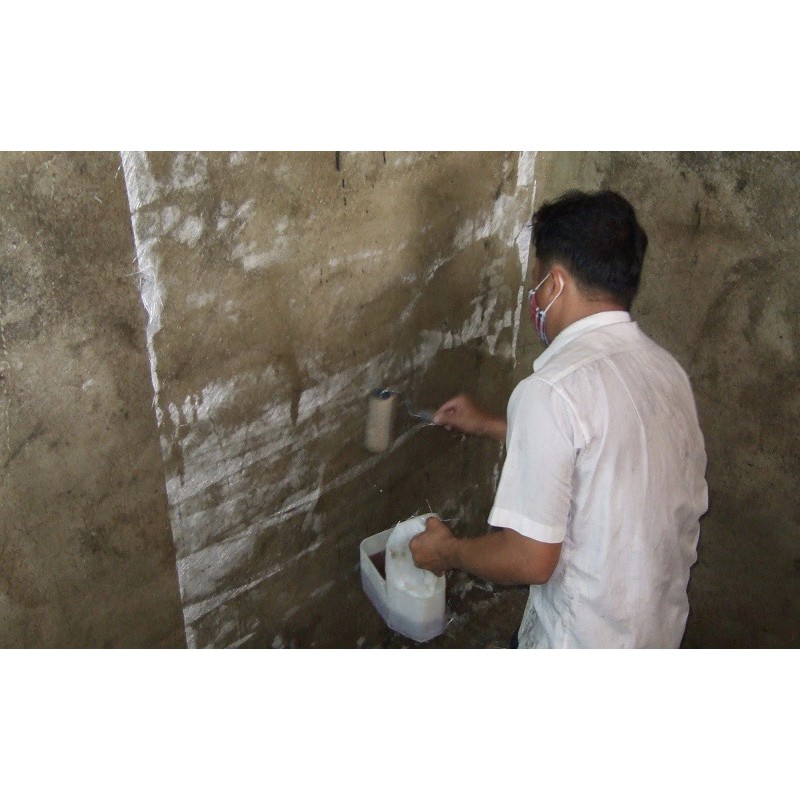 Sợi thuỷ tinh chống thấm, dột, nền hồ bể...