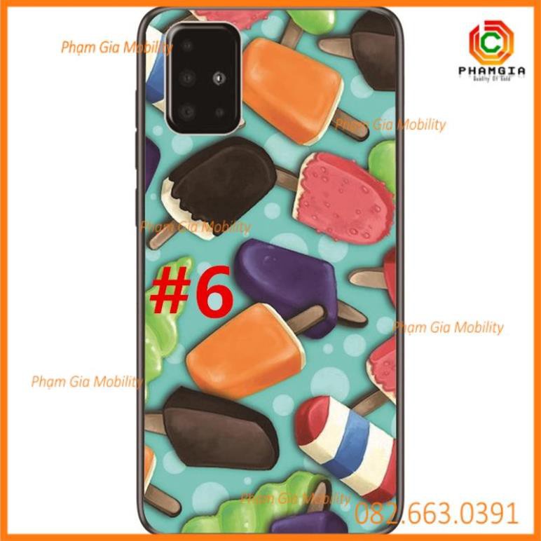 Ốp lưng in hình trái cây bắt mắt Samsung Galaxy A91/A81/A71/A51/A21/A01 / Note 10 Lite/S10 Lite