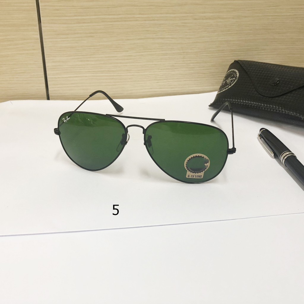 Kính nam Rayban màu Rêu gọng đen