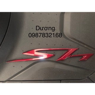 Tem SH Đỏ Phiên Bản SH 2019 Đen Mờ Chính Hãng