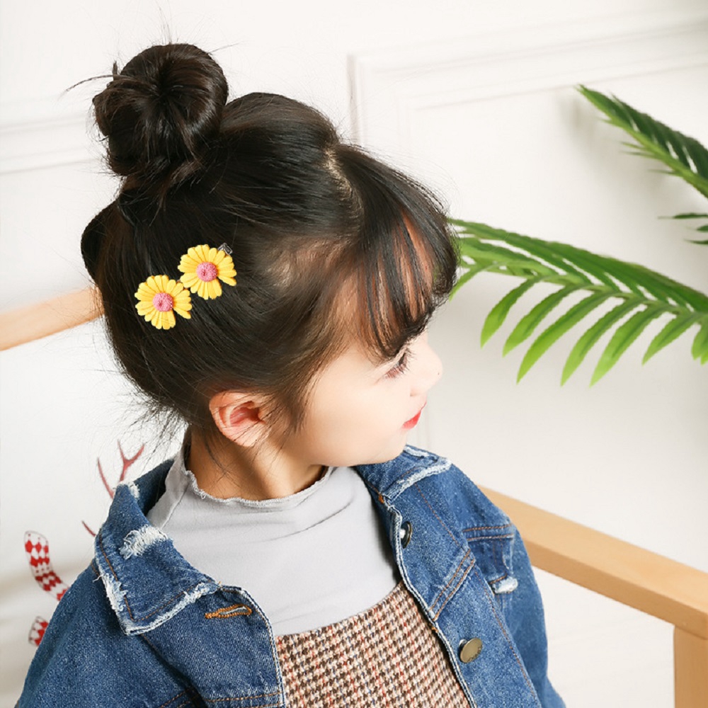 Kẹp Tóc Hình Hoa Chất Liệu Acrylic Dành Cho Nữ