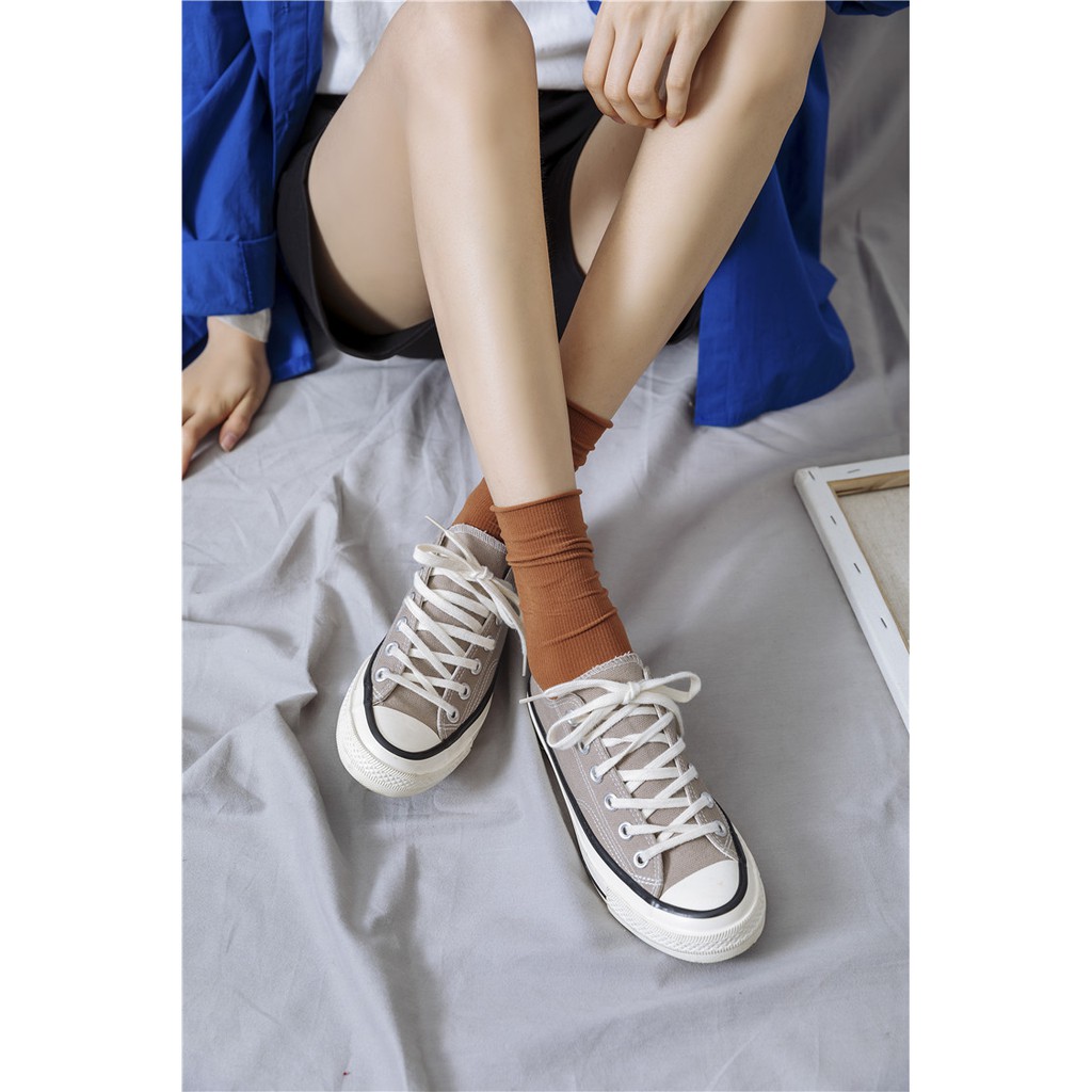 Vớ Morandi Nhung Ống Mỏng Hàn Quốc Cổ Vừa | BigBuy360 - bigbuy360.vn