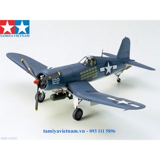 [TAMIYA] 61070 Mô hình máy bay quân sự 1/48 SCALE VOUGHT F4U-1A CORSAIR