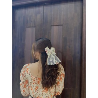 Nơ kẹp tóc, kẹp tóc nơ ren
