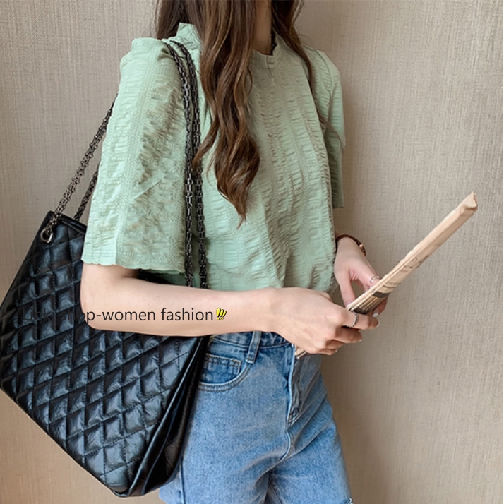 Áo chiffon ngắn tay thời trang cho nữ | BigBuy360 - bigbuy360.vn
