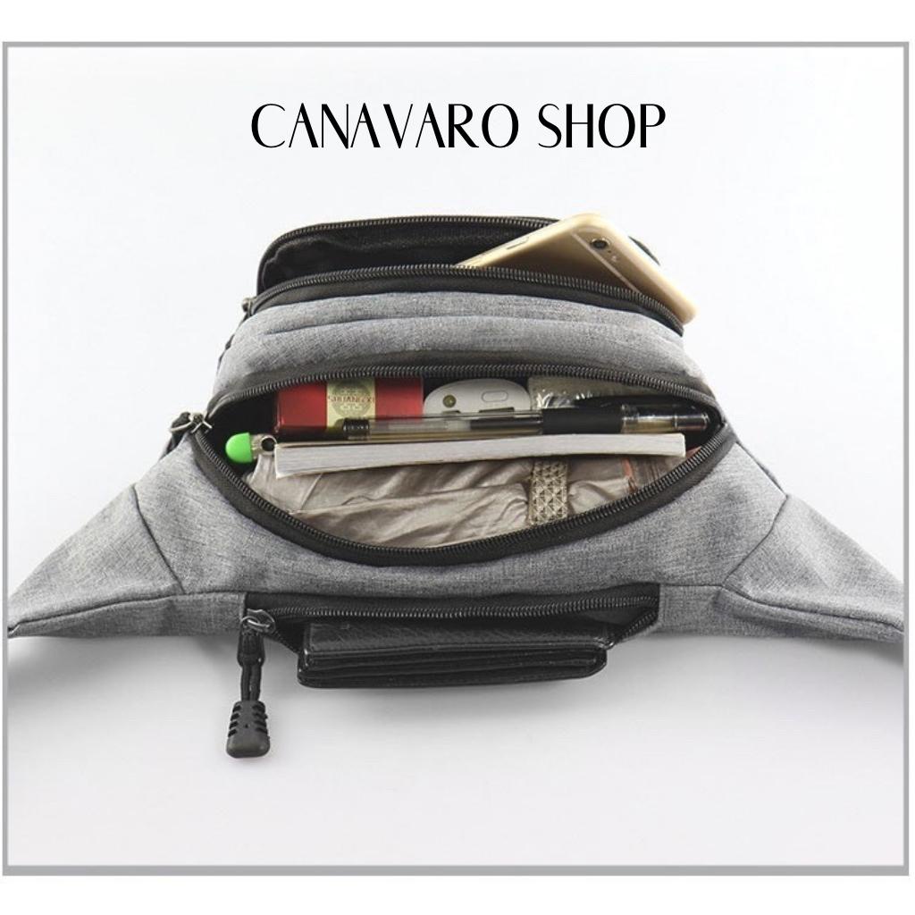 Túi Bao Tử Đeo Chéo, Đeo Bụng Thể Thao Cao Cấp CANAVARO SHOP CN7T | WebRaoVat - webraovat.net.vn