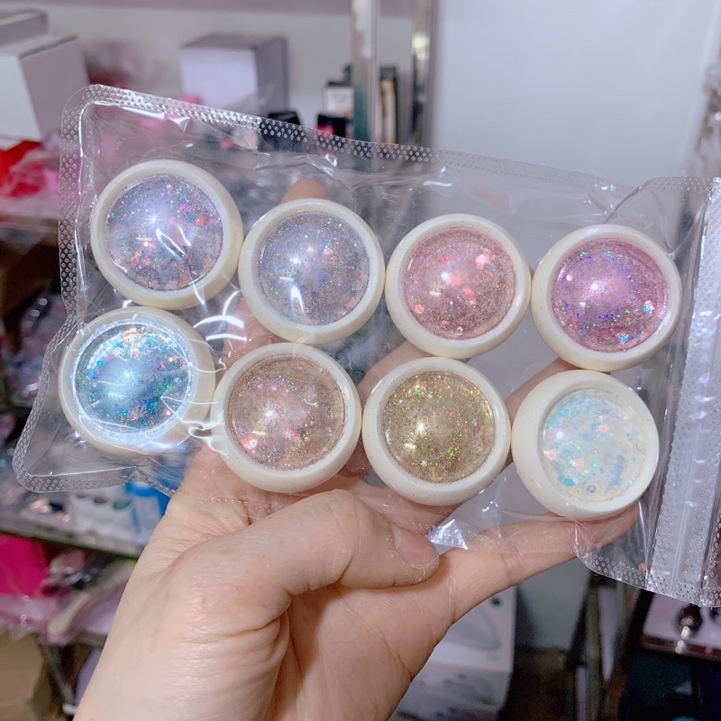 Set kim tuyến vảy cá 8 màu thanh lý - LanChiNail