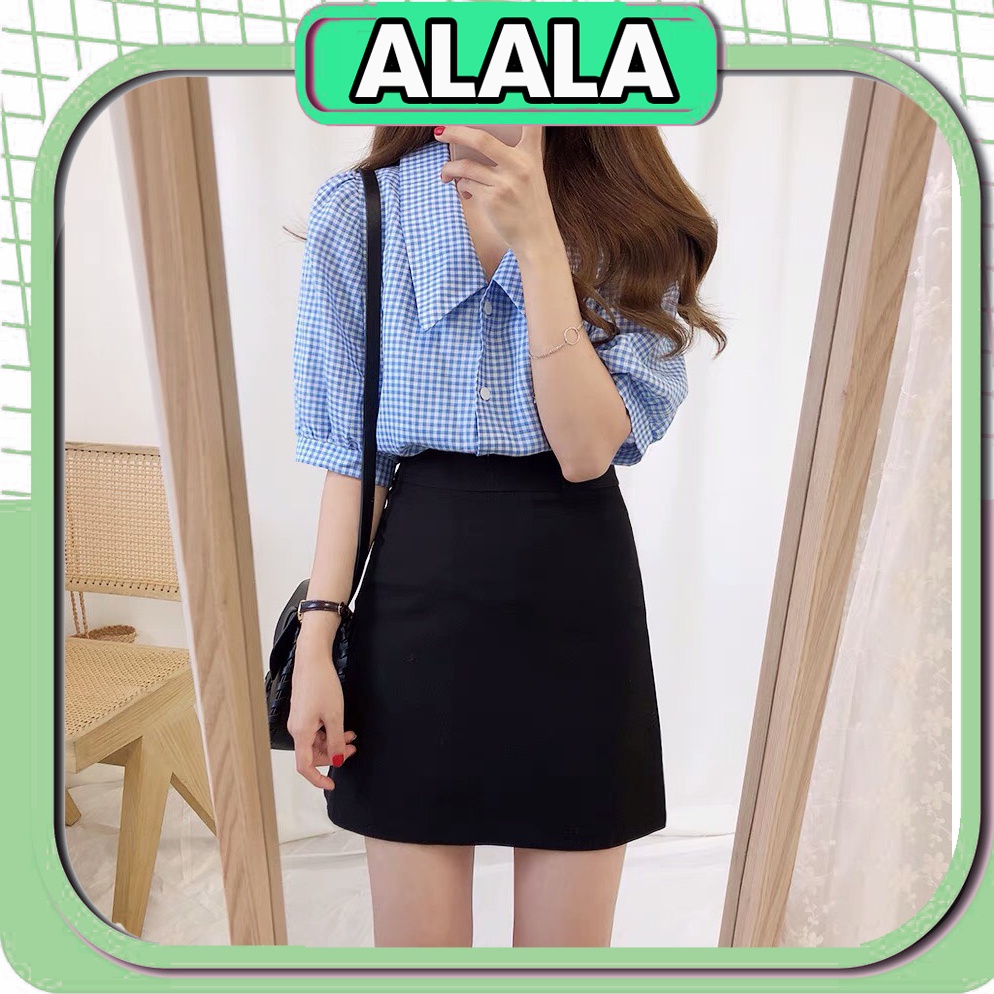Quần giả váy nữ cạp cao chữ a ngắn đẹp ALALA mặc đi học đi chơi Q803