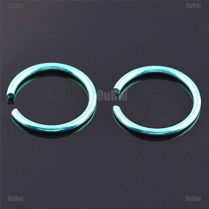 Bộ 40 Khuyên Mũi Bằng Thép Không Gỉ Cá Tính Thời Trang