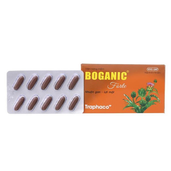 viên uống thảo dược nhuận gan lợi mật boganic forte