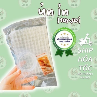 Bánh Tráng Chấm UNIN Bánh Tráng Sốt Muối Tắc Nước Chấm Thần Thánh Kèm Bánh Kèm Hũ Sốt Tắc Siêu Ngon BT002