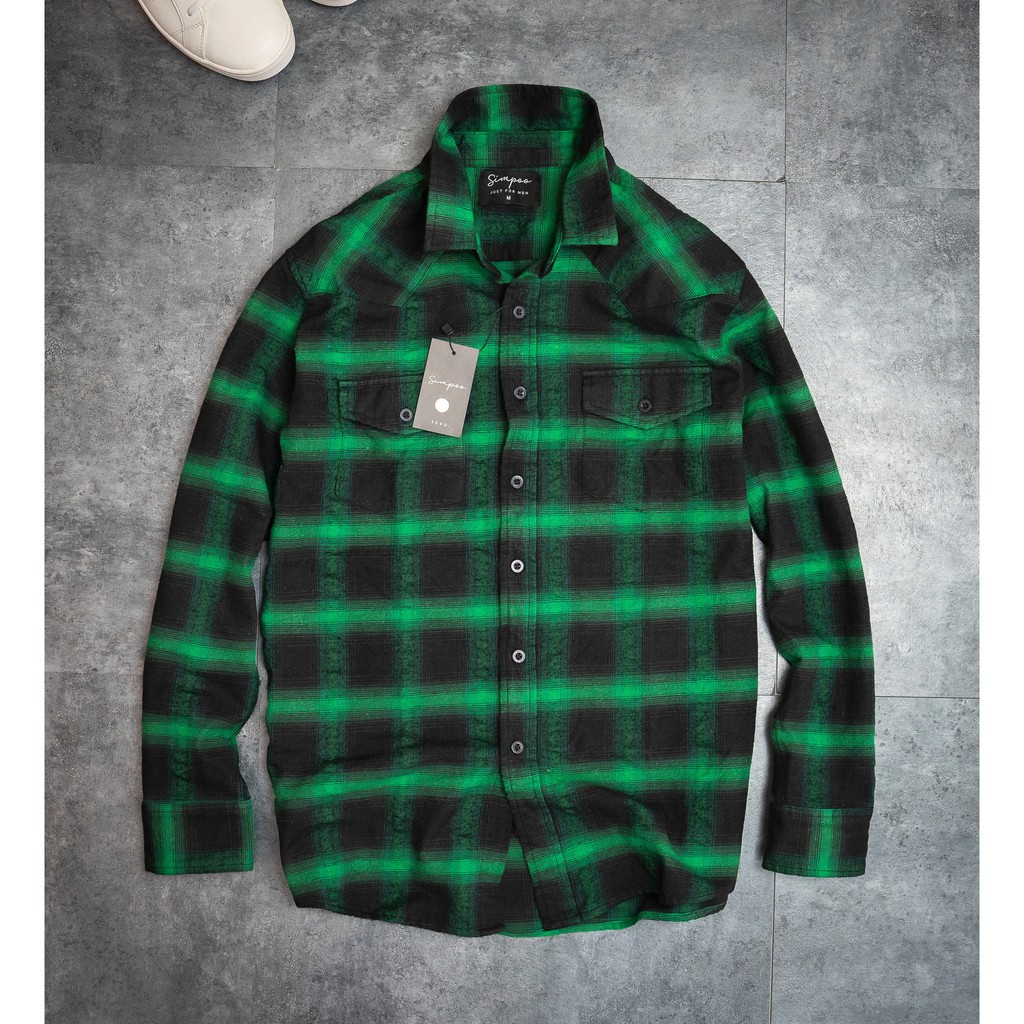 Áo Sơ mi Nam Tay dài - sọc Caro.s | BigBuy360 - bigbuy360.vn