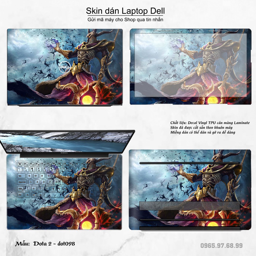 Skin dán Laptop Dell in hình Dota 2 nhiều mẫu 17 (inbox mã máy cho Shop)