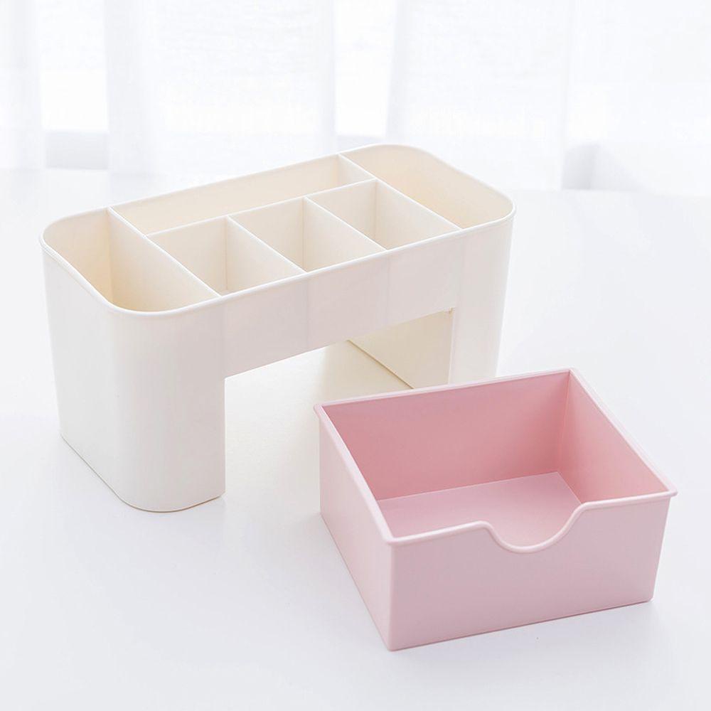 Hộp Đựng Đồ Trang Điểm / Trang Sức / Mỹ Phẩm / Móng Tay Bằng Nhựa Sức Chứa Lớn Phong Cách Hàn Quốc Cho