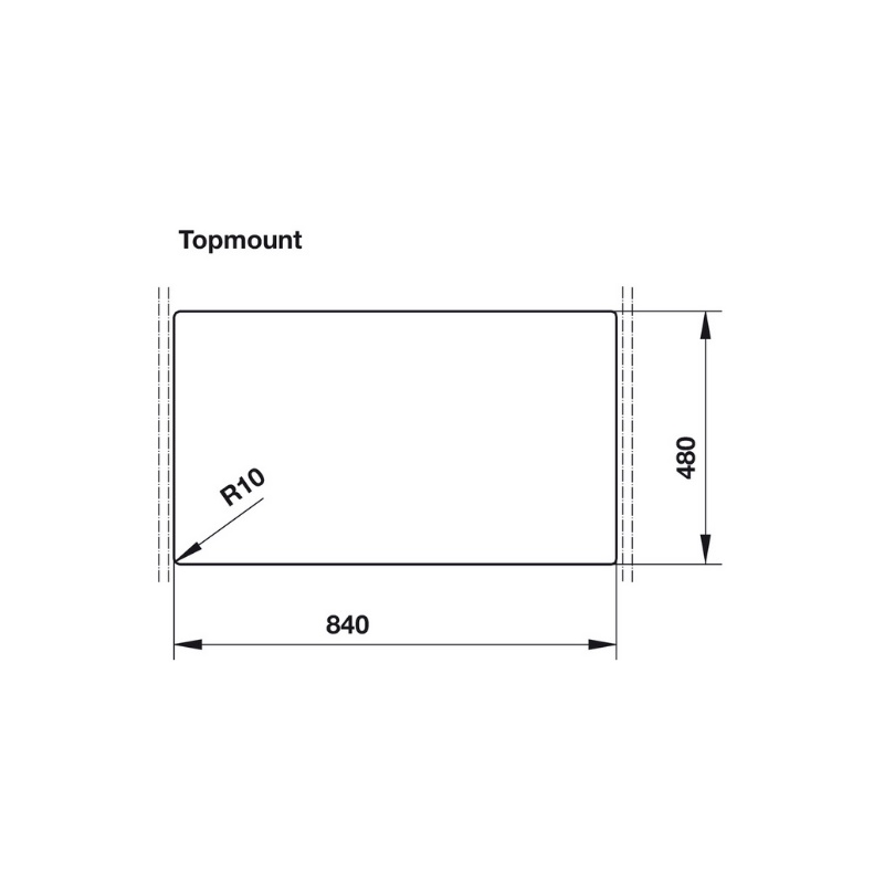 Chậu Rửa Chén Hafele HS19-GEN2R90 - Ngang 86 cm - Lắp Nổi và Lắp Âm