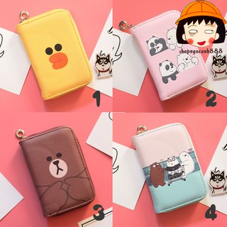 [12 Mẫu Tự Chọn] Ví Ngắn Cầm Tay Nữ Size Lỡ Nhiều Họa Tiết Dễ Thương Chống Xước Chống Nước !