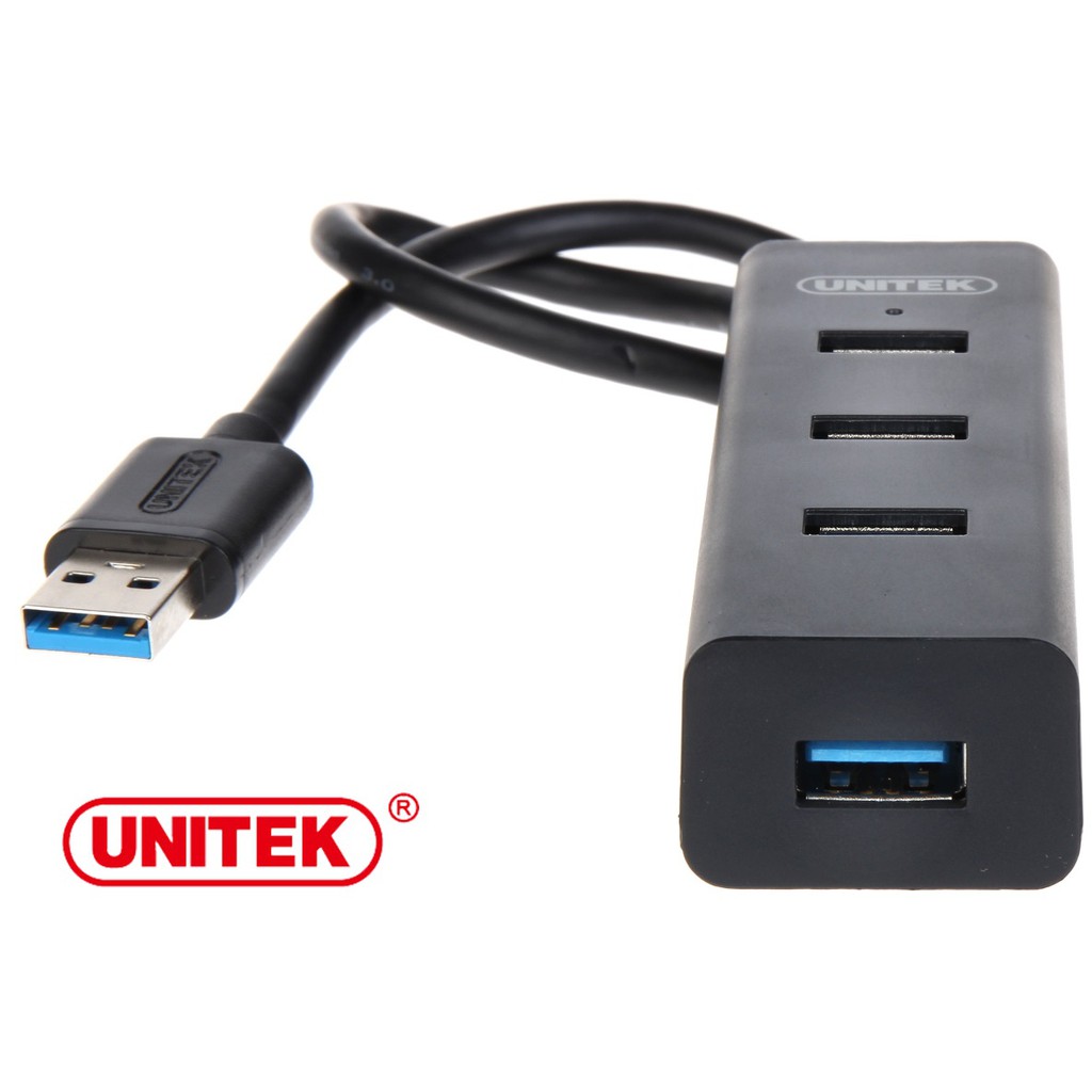 Bộ chia 4 cổng HUB USB 3.0 Unitek Y-3089