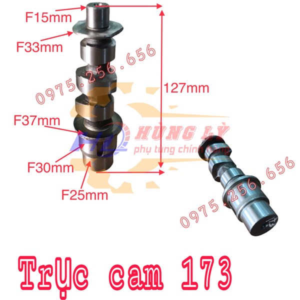 TRục Cam 173 phụ tùng Máy cày 173 phụ tùng Hùng Lỳ
