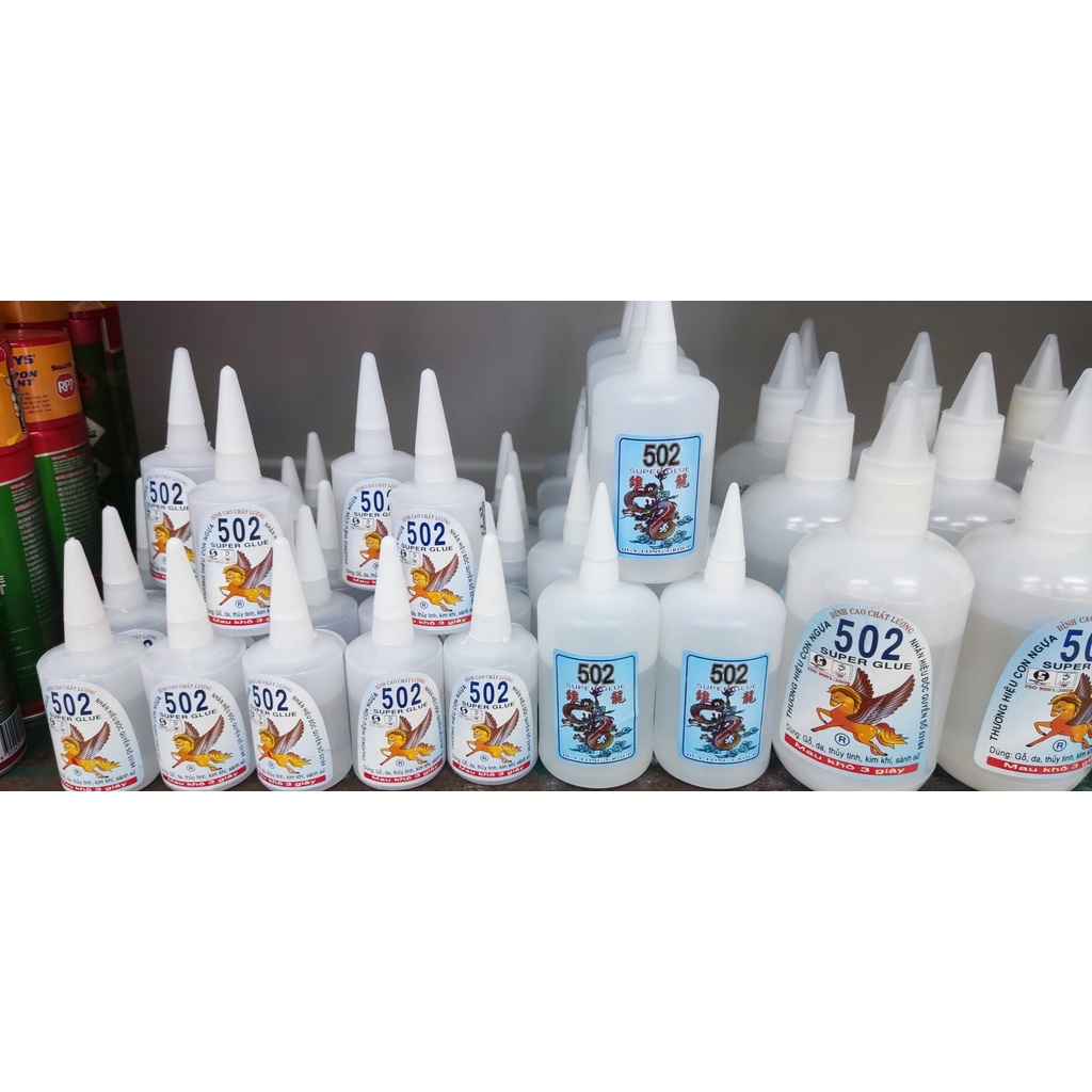 Keo Dán Sắt 502 Chính Hãng Quế Lan Bảo Hành 6 Tháng Dung Tích 300G Ngựa