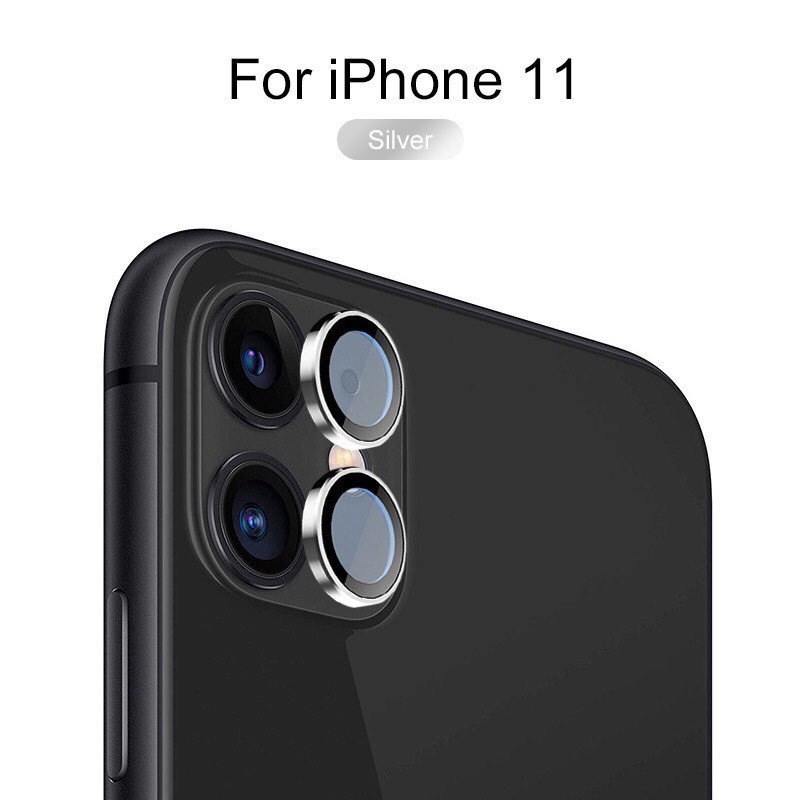 Vòng kim loại bảo vệ camera sau cho iPhone 11
