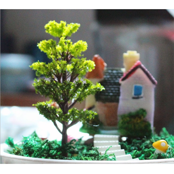 Mô hình cây xanh có tán chia tầng đẹp thích hợp cho tiểu cảnh(TREE-02)
