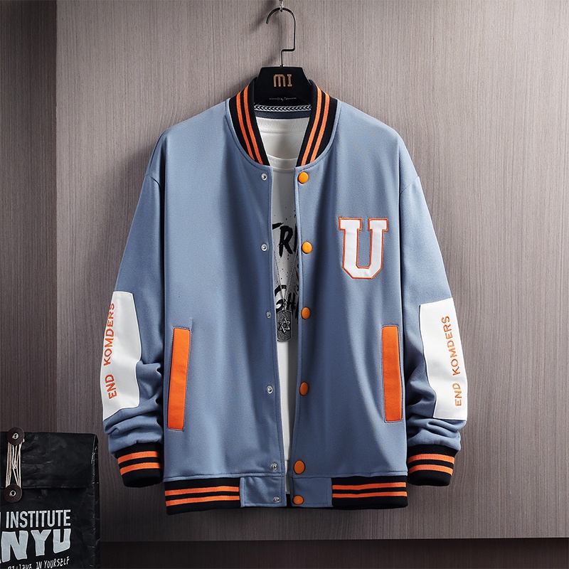 [SIÊU PHẨM] Áo Khoác Bomber Nam Nữ Unisex Mùa Hè Chữ U Phối Màu Viền Cổ Zenkonu AO KHOAC NAM 1000040