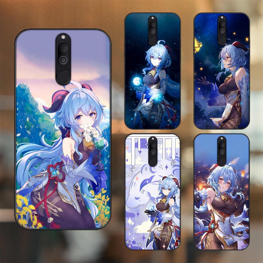 Ốp lưng Huawei Nova 2i viền đen in hình Ganyu Genshin Impact