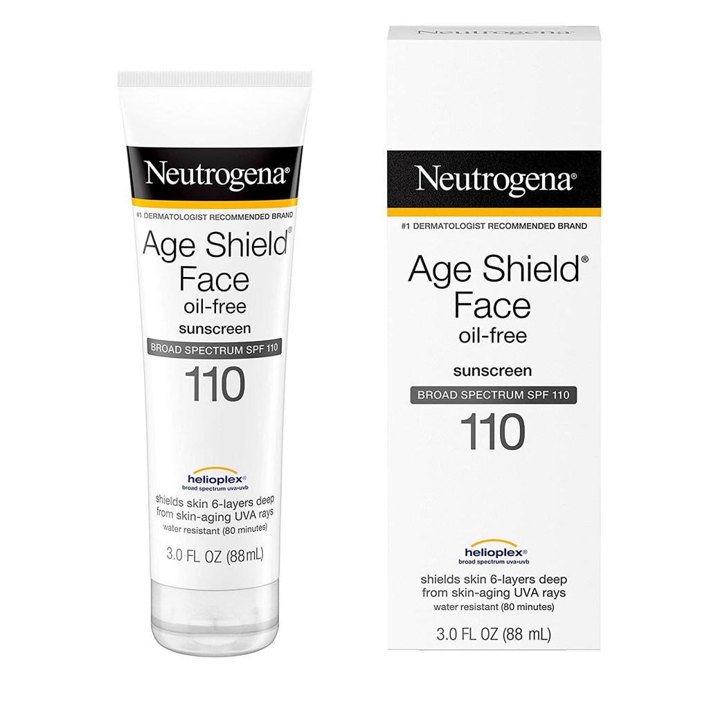 Kem chống nắng cho da mặt Neutrogena Age Shield Face Oil-Free Lotion Sunscreen Broad Spectrum SPF 110 88ml (Mỹ)